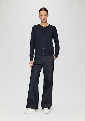 s.Oliver BLACK LABEL Gebreid vest in Blauw