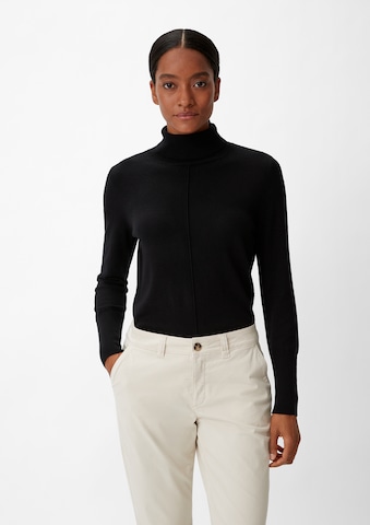 comma casual identity Sweater in Black: front