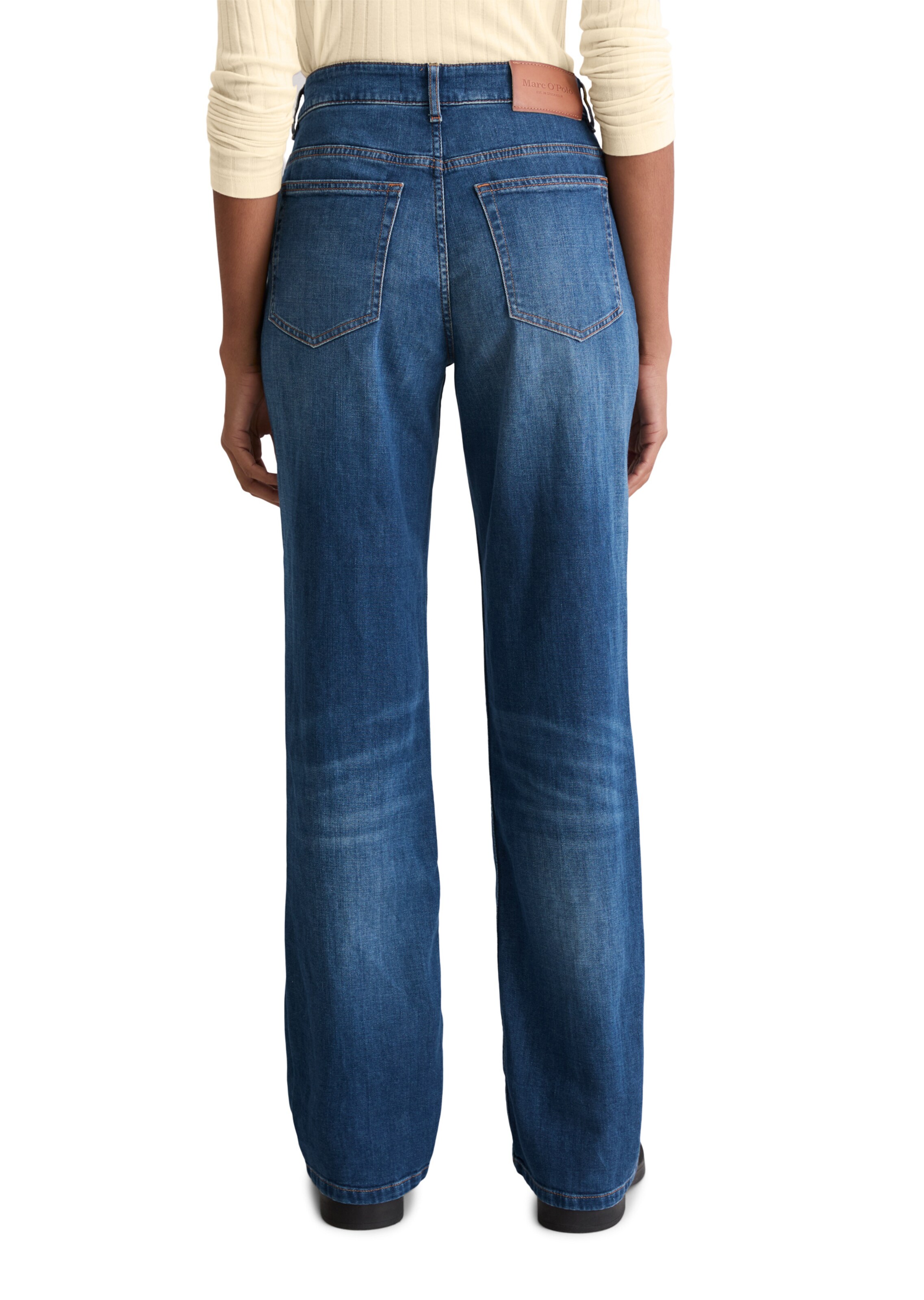 Marc O'Polo Flared Jeans 'Kiruna' in Blauw