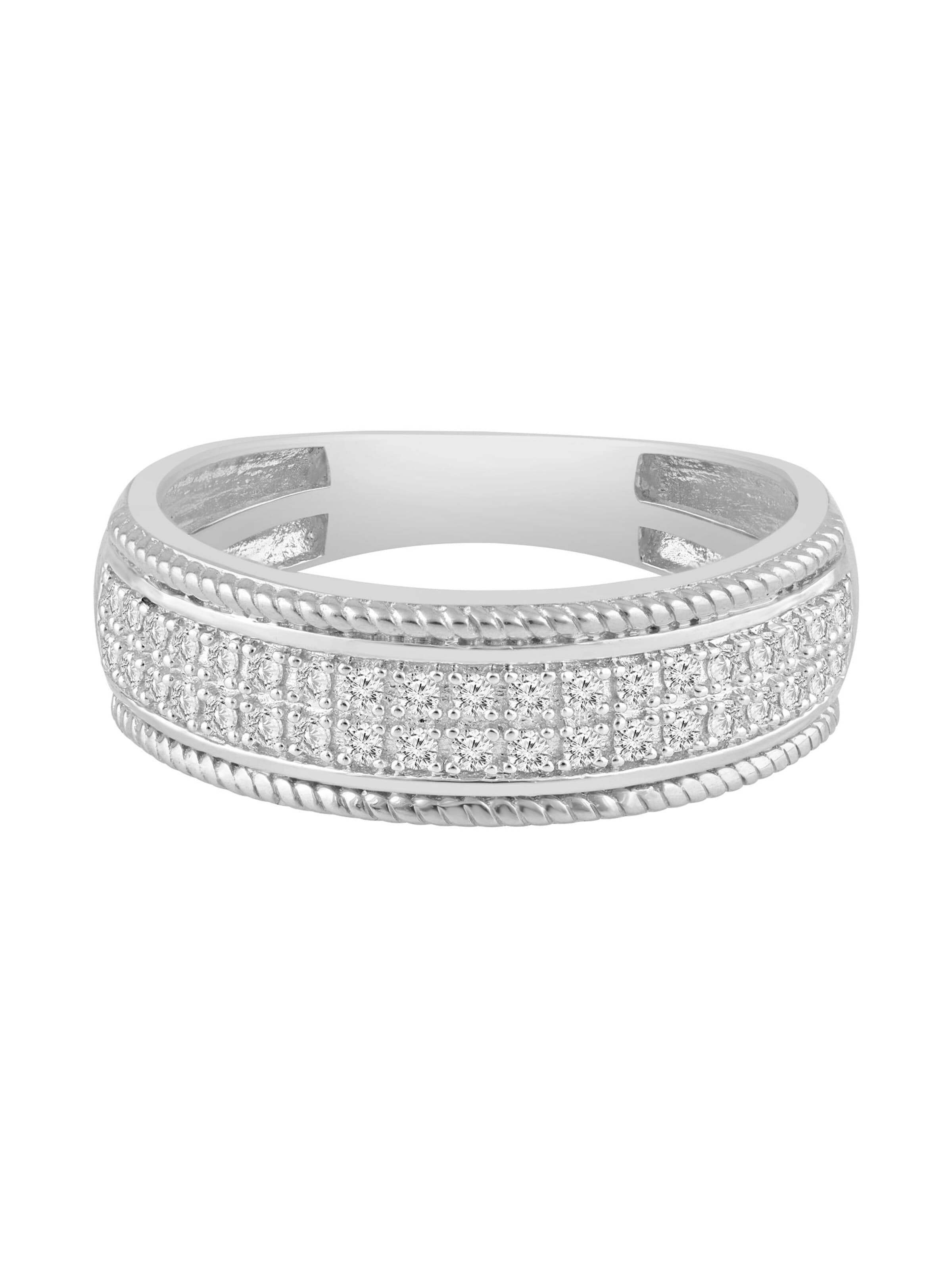 Diamant Exquis Ring in Silver: front