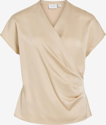 VILA Bluse 'VIElette' i beige: forside