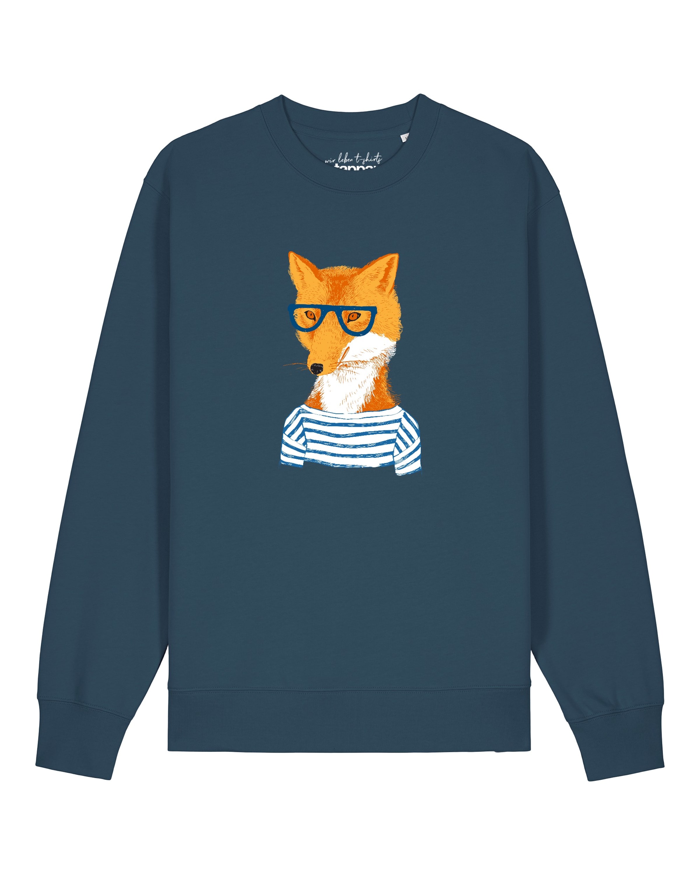 Watapparel Sweatshirt 'Fuchs' in Groen: voorkant