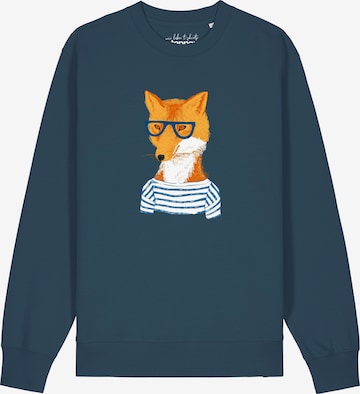 Watapparel Sweatshirt 'Fuchs' in Groen: voorkant