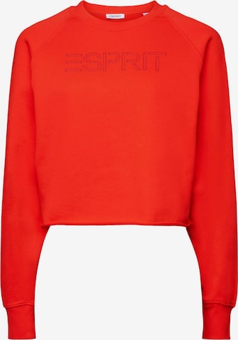 ESPRIT Sweatshirt in Rood: voorkant