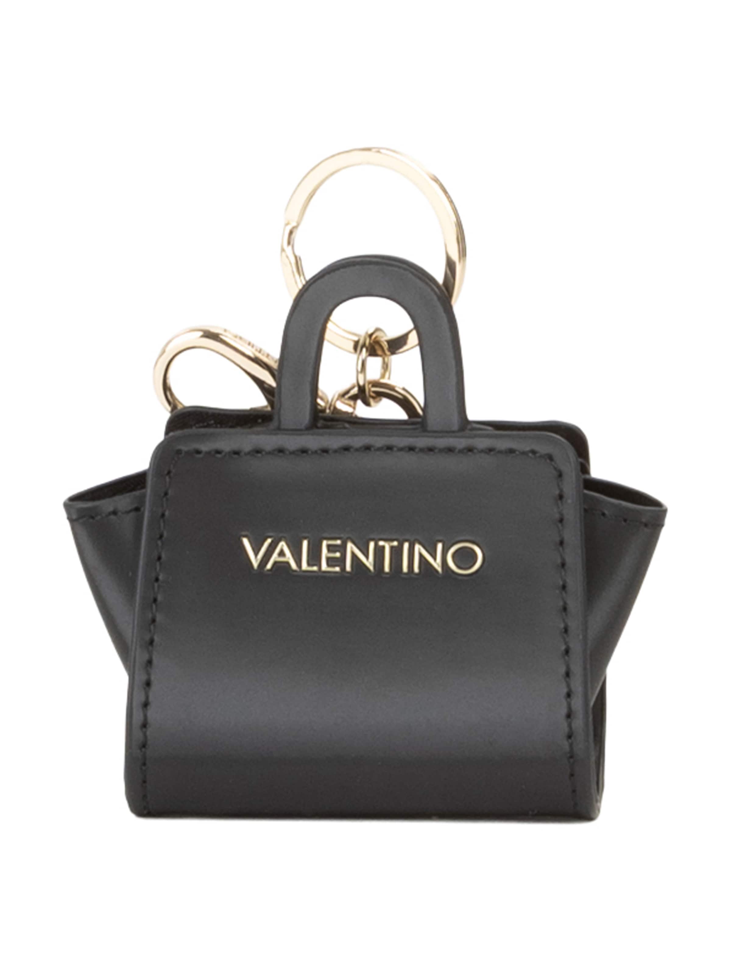 VALENTINOPrivjesak za ključeve - crna boja: prednji dio