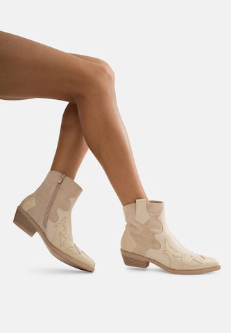 Salinyang Ankelstøvler i beige