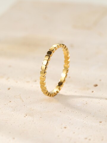 Anello 'Stacked Bead' di Hey Happiness in oro