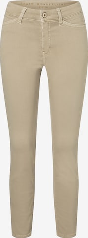 MAC Slimfit Jeans 'Dream Summer' i beige: framsida