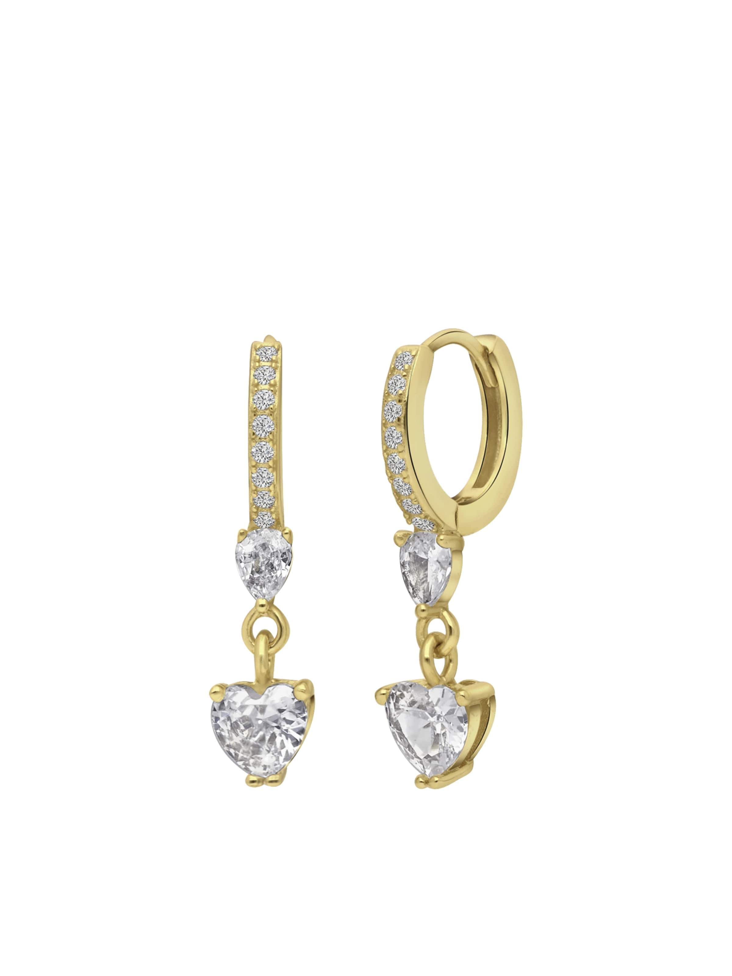 Lucardi Oorbellen in Goud: voorkant