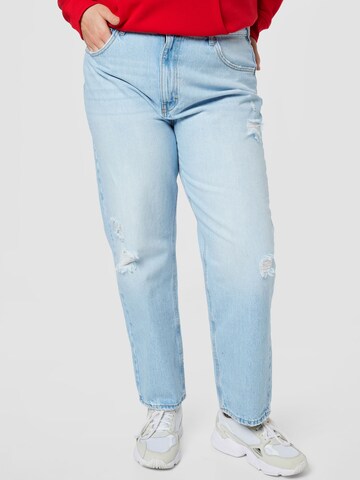 ONLY Carmakoma Regular Jeans 'Robyn' in Blauw: voorkant