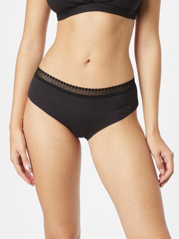 SLOGGI - Panti 'GO Ribbed' en negro: frente