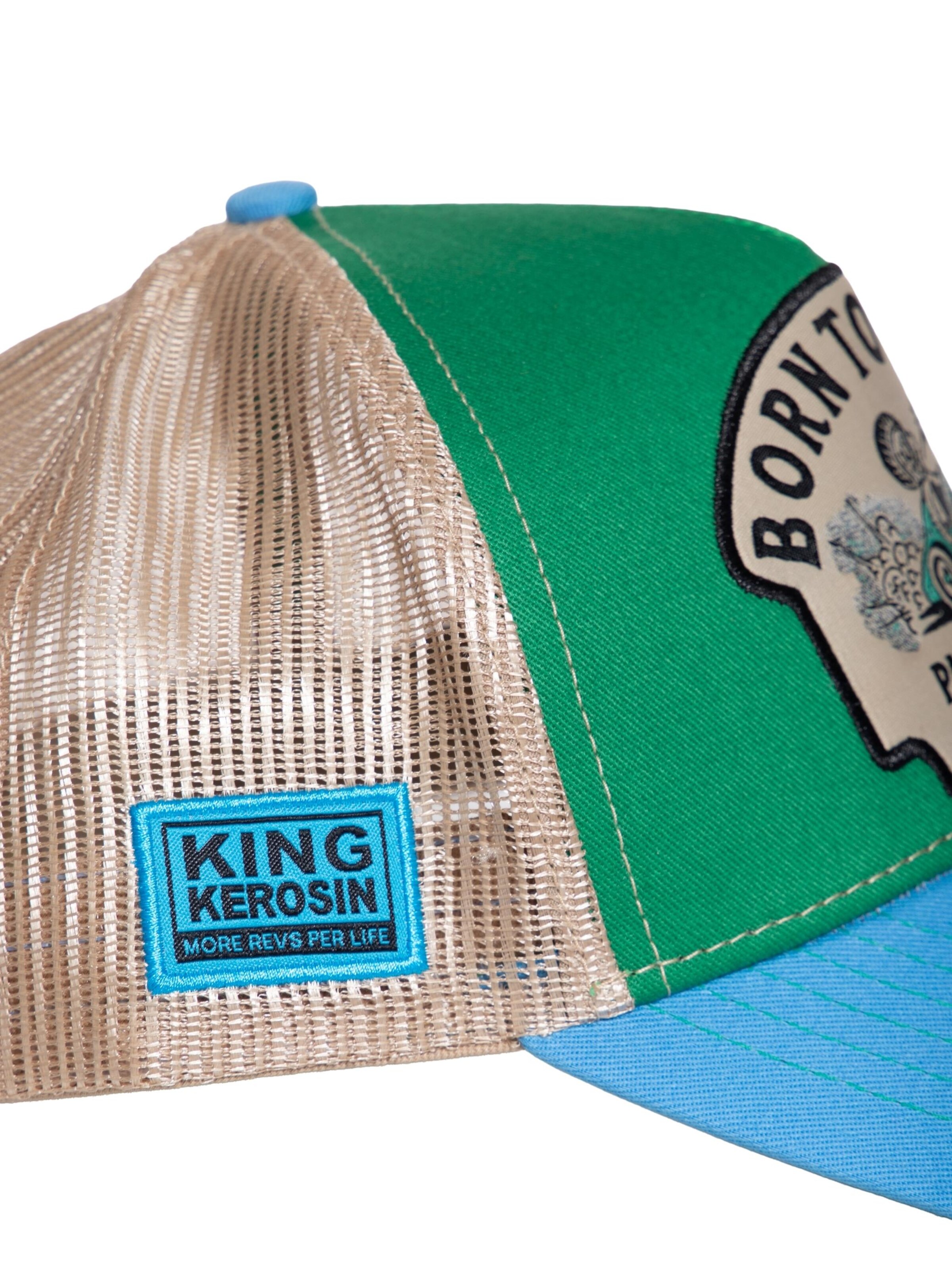 King Kerosin Cap 'Born to be fast' in Green