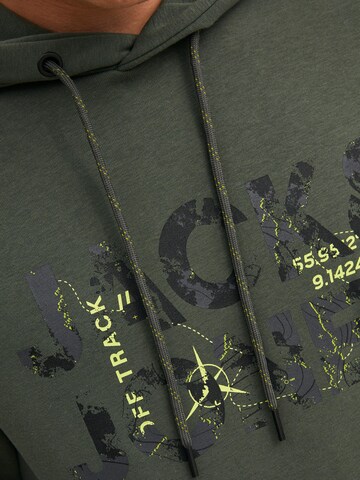 Felpa 'TECH' di JACK & JONES in verde
