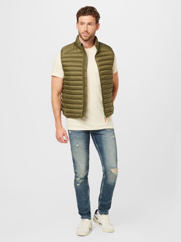 SAVE THE DUCK Vest 'Adam' in Green