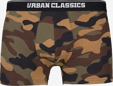 Urban Classics Boxerky – hnědá: přední strana