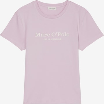 T-shirt Marc O'Polo en violet : devant