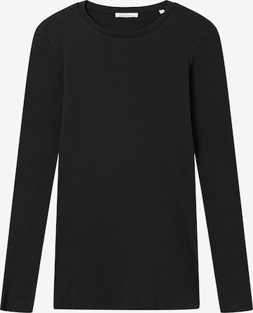 KnowledgeCotton Apparel Sweater in Black: front