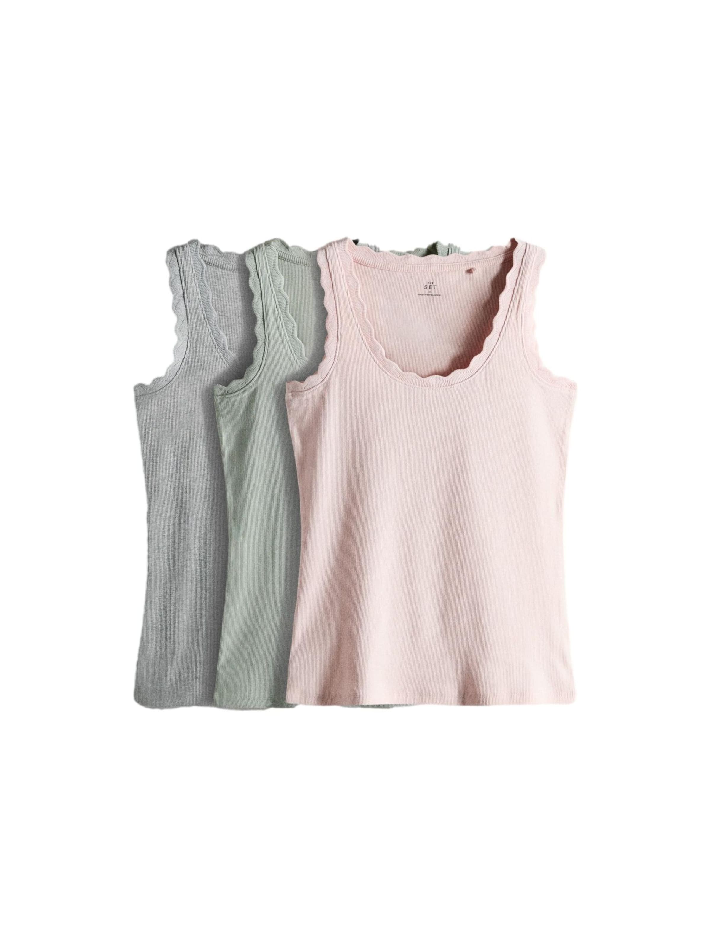 The Set Top in Grau: Vorderseite