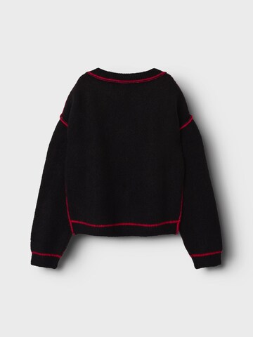 NAME IT Pullover i sort