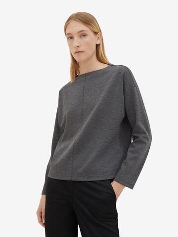 Sweat-shirt TOM TAILOR en gris