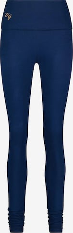 Urban Goddess Yoga & Activewear Leggings 'Shaktified Yoga & Pilates' in Blau: Vorderseite