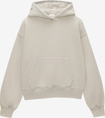 Pull&Bear Sweatshirt in Beige: predná strana