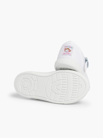 Ballerines Pisamonas en blanc