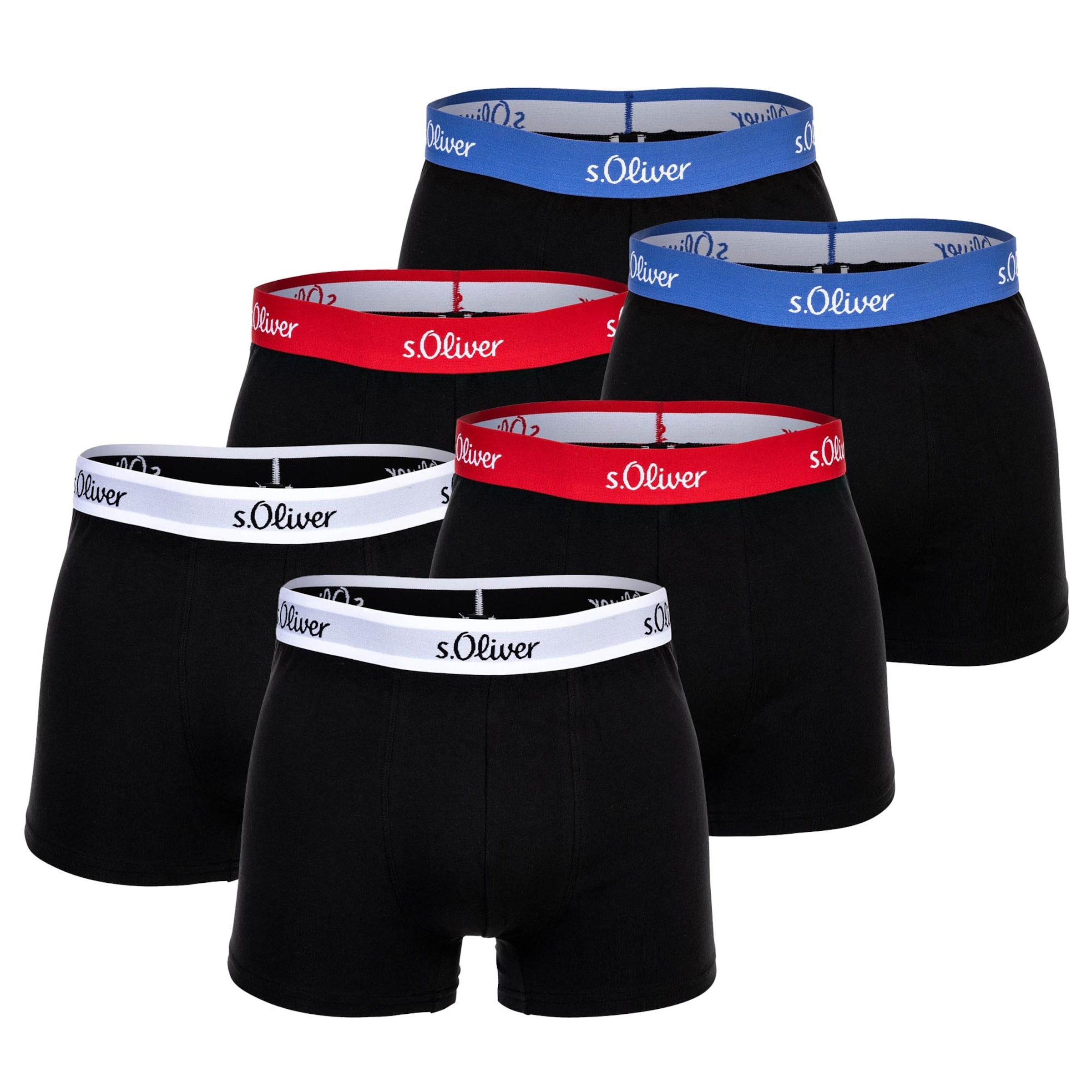 Boxer di s.Oliver in nero: frontale