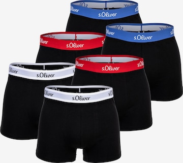 Boxers s.Oliver en noir : devant