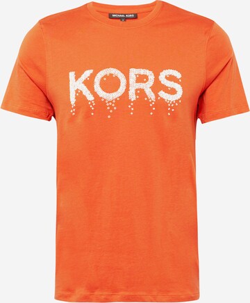 T-Shirt Michael Kors en orange : devant