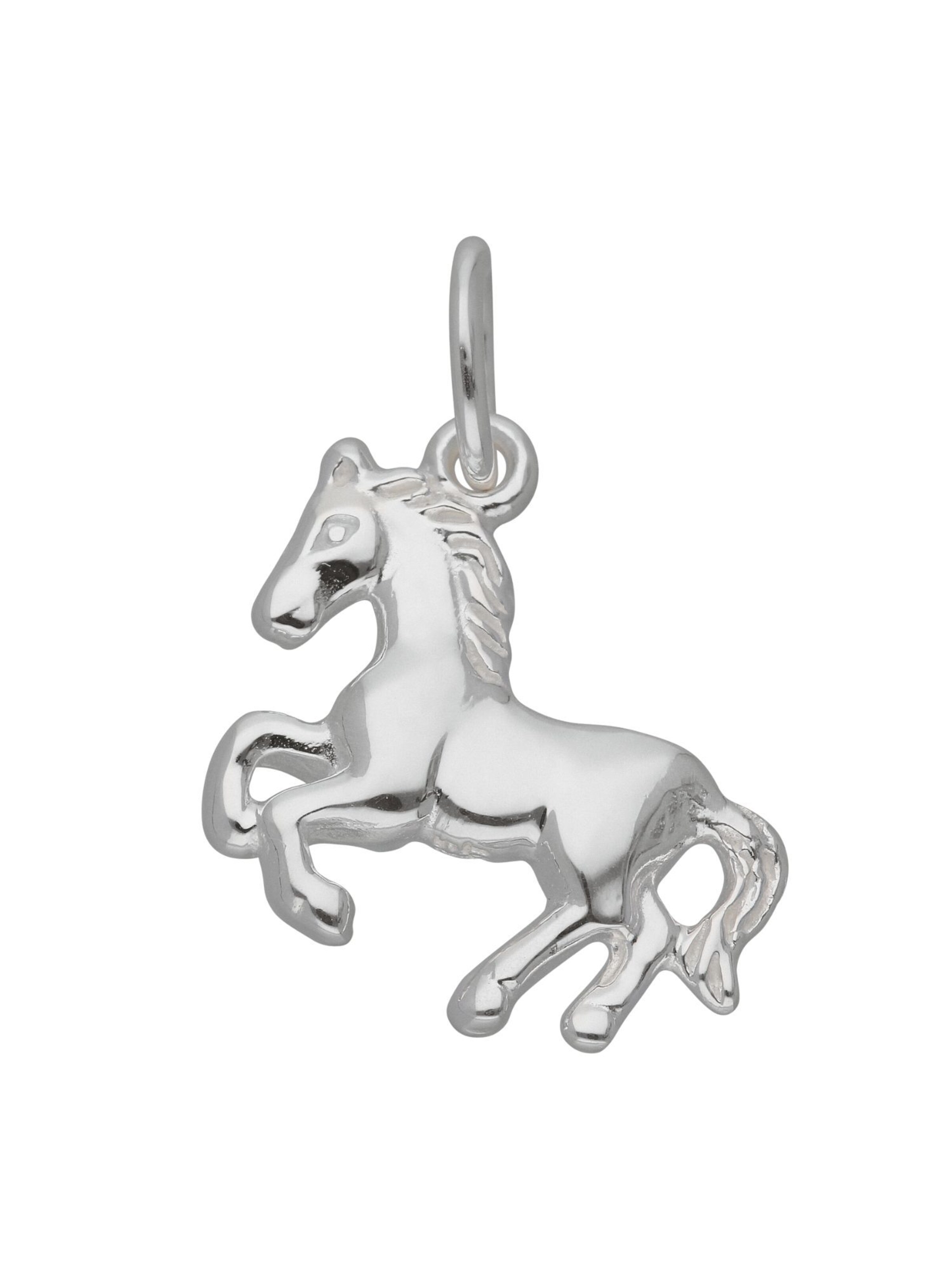 Adelia´s Pendant 'Pferd' in Silver: front