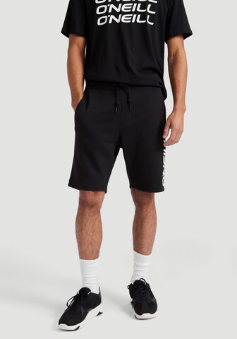 Regular Pantaloni sport de la O'NEILL pe negru: față