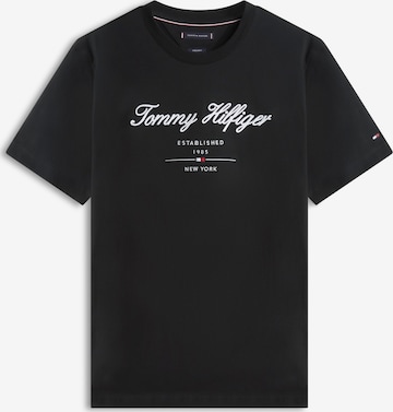 T-Shirt TOMMY HILFIGER en noir : devant