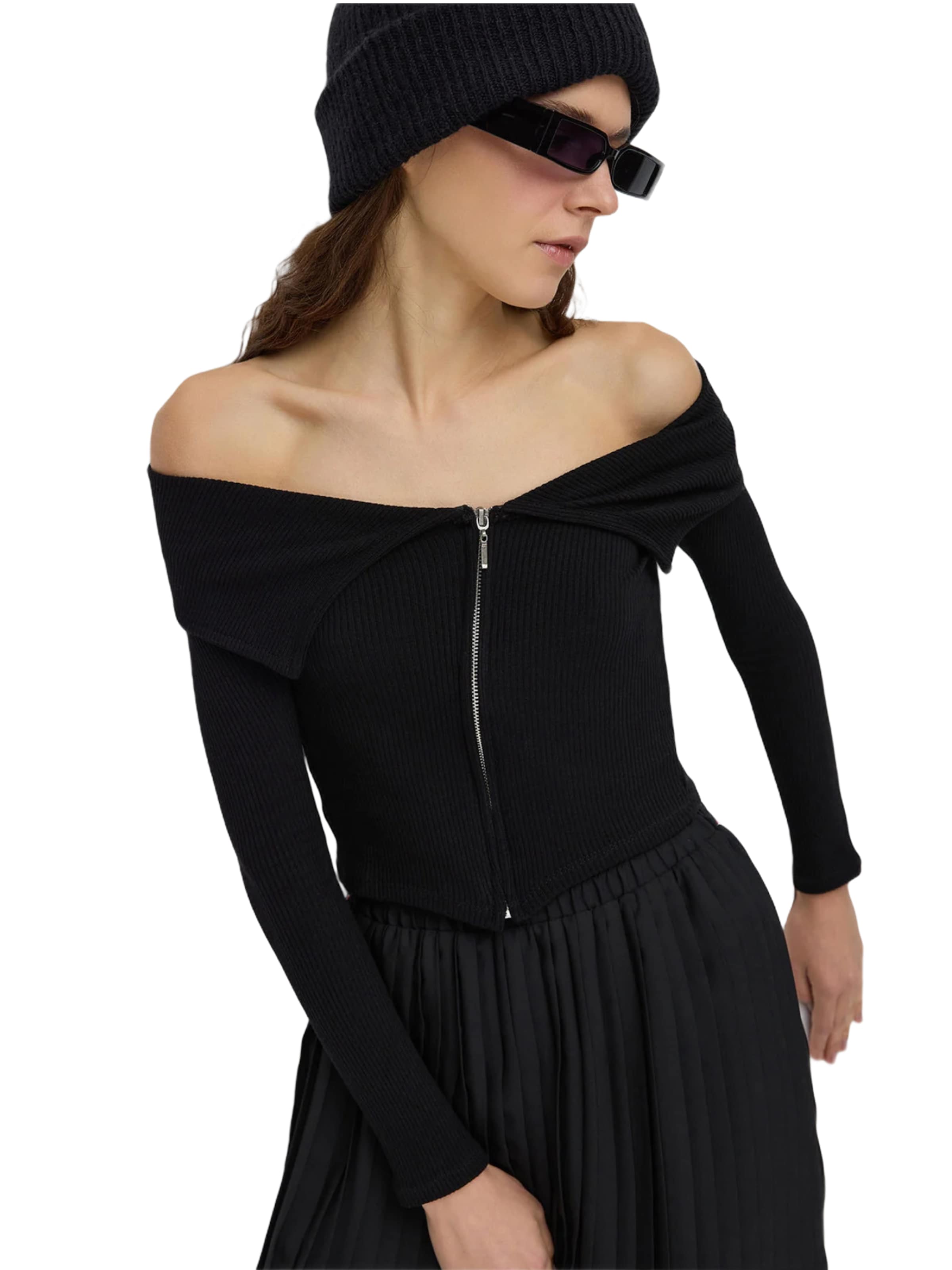 No Matter What Shirt in Schwarz: Vorderseite