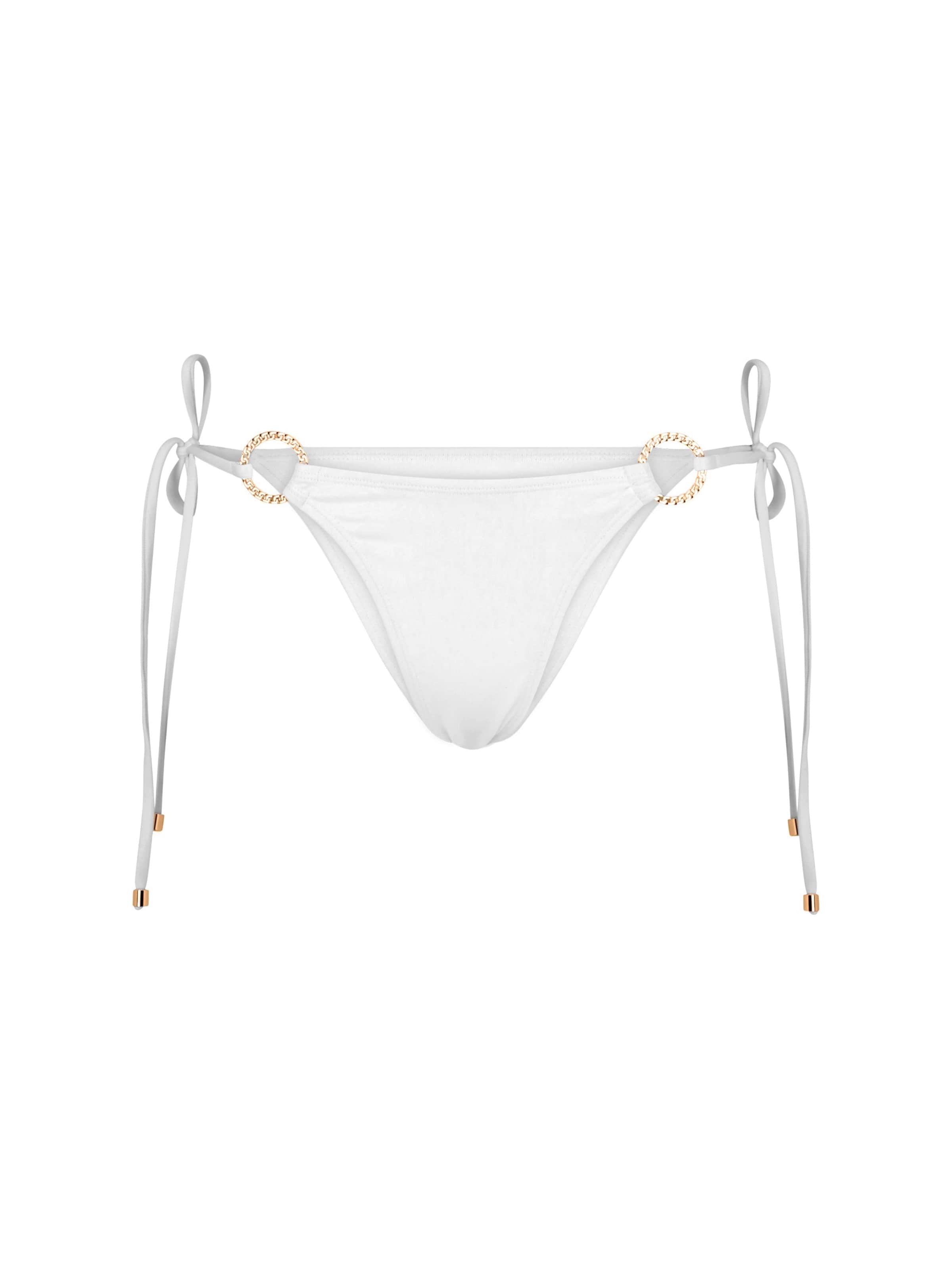 La Michaux Bikini bottom 'CARRIE' in White: front