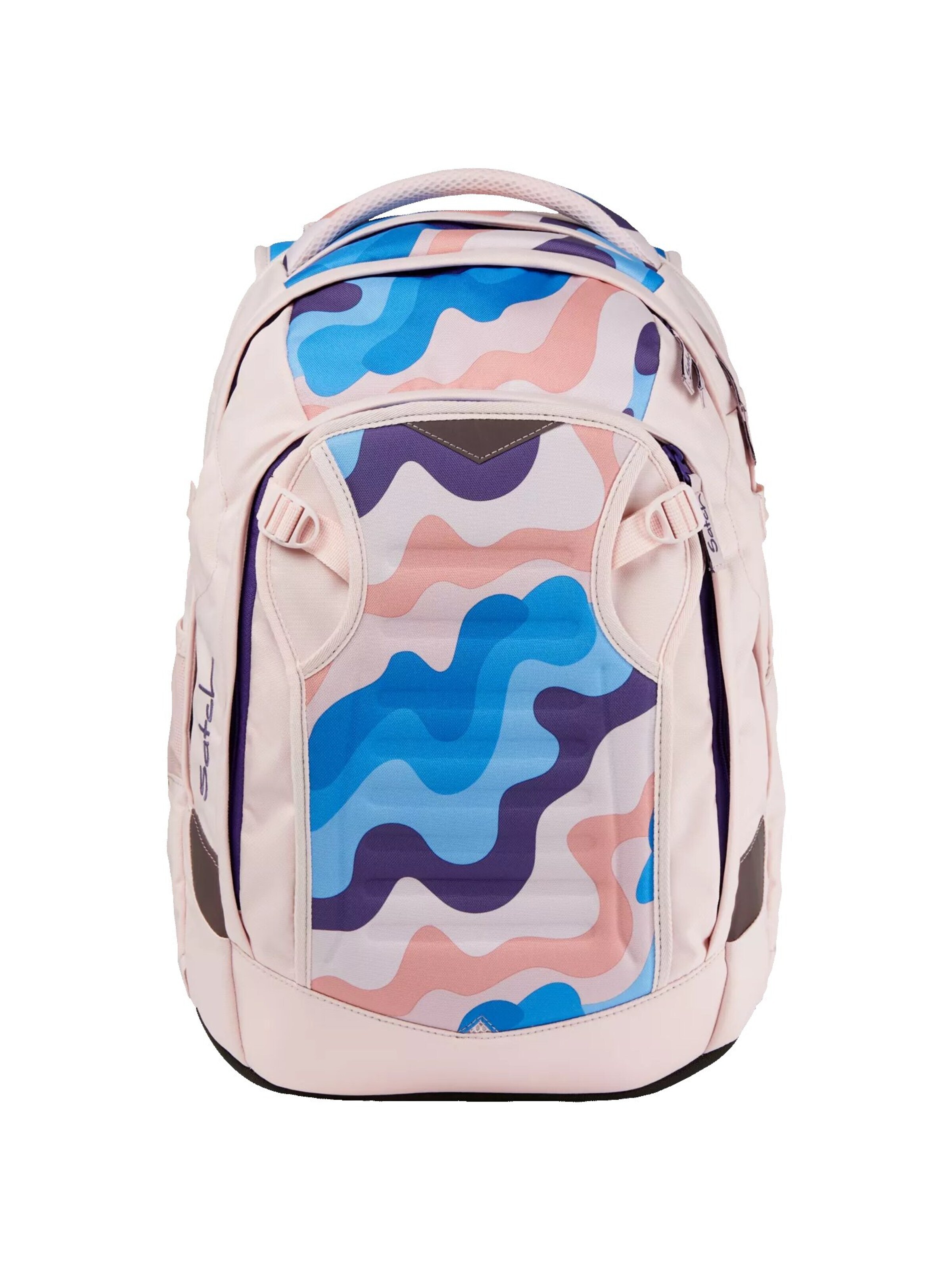 Satch Backpack 'Match' in Pink: front