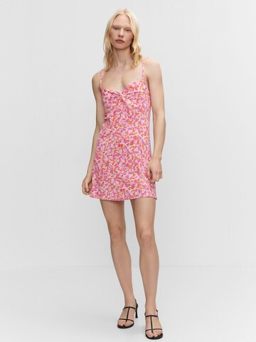 MANGO Summer Dress 'SEA' in Pink