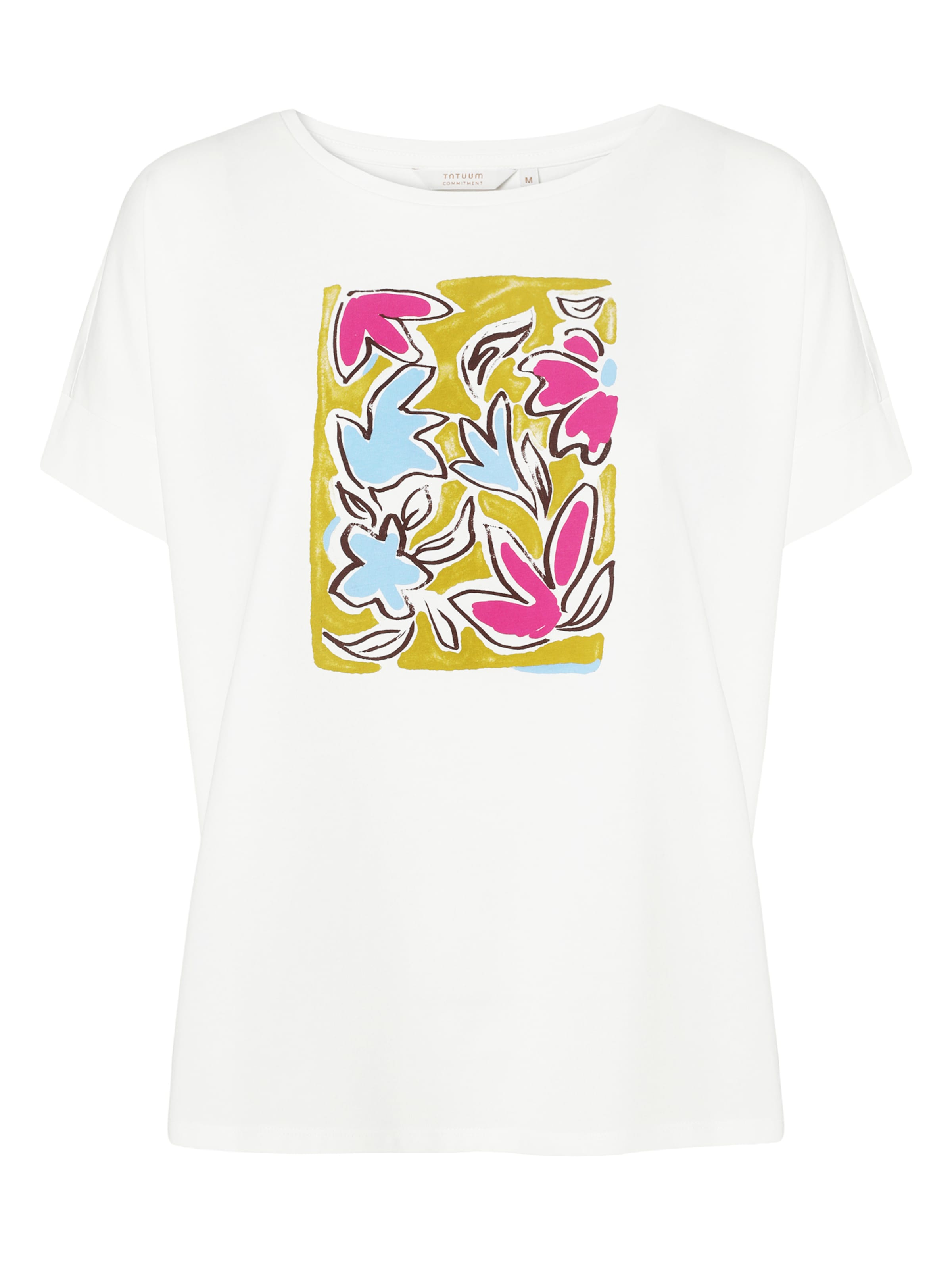 TATUUM Shirt 'Monki 1' in White: front
