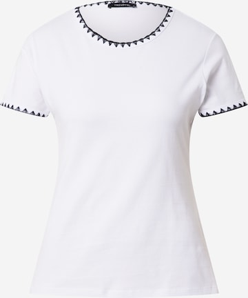 T-shirt Trendyol en blanc : devant