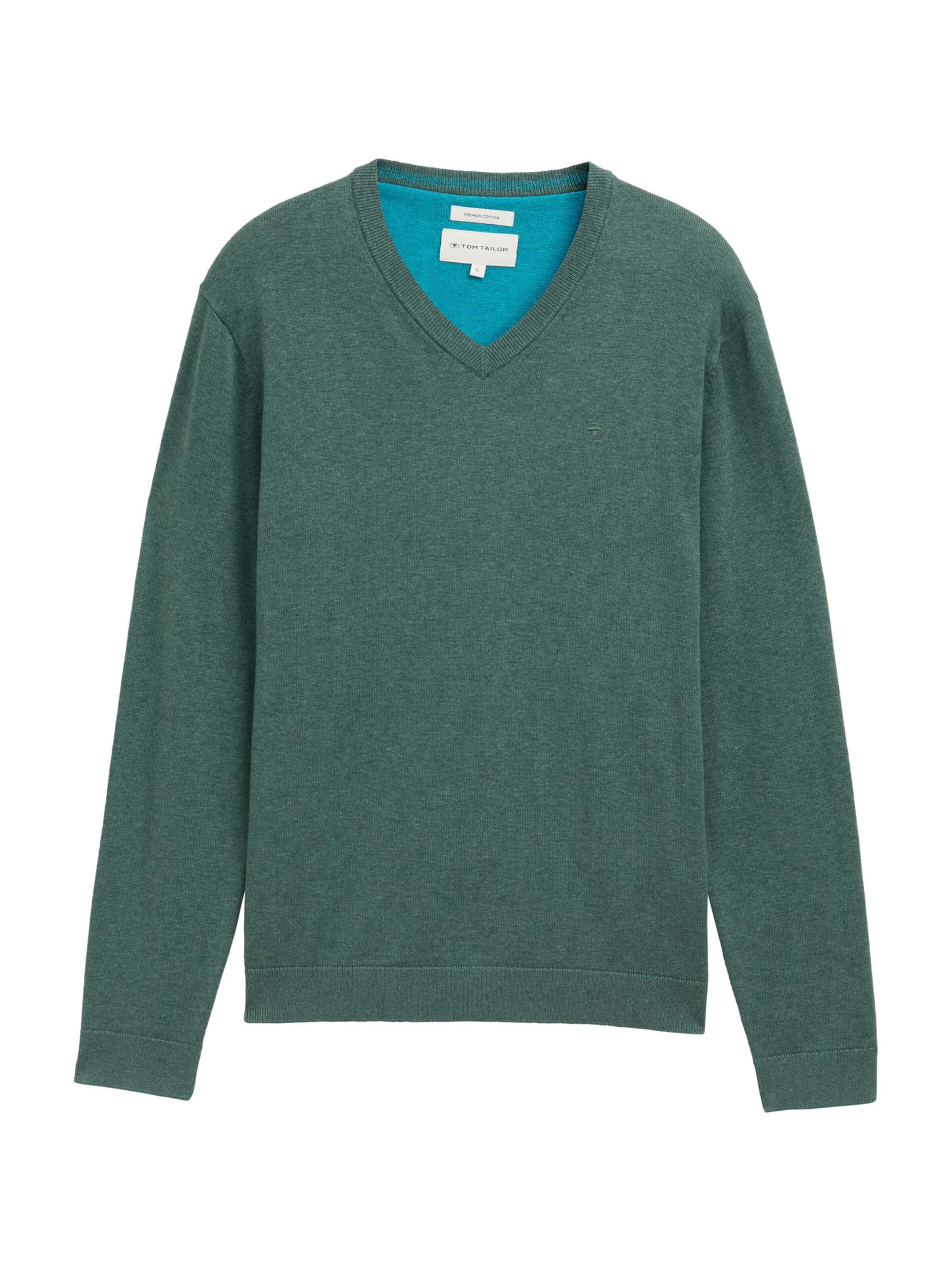 TOM TAILOR Svetr – zelená: přední strana