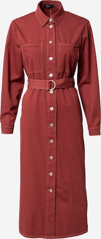 SOAKED IN LUXURY Shirt Dress 'Emely' in Brown: front