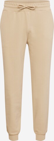 4F Tapered Sportbroek in Beige: voorkant