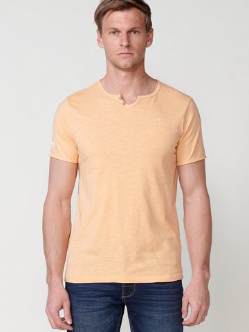 T-Shirt KOROSHI en orange : devant