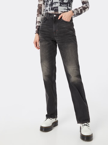 WEEKDAY Regular Jeans 'Voyage' in Schwarz: predná strana