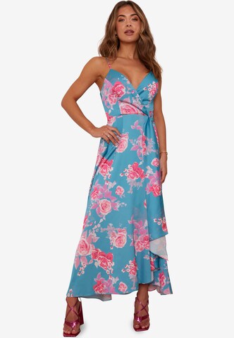 Robe Chi Chi London en bleu : devant