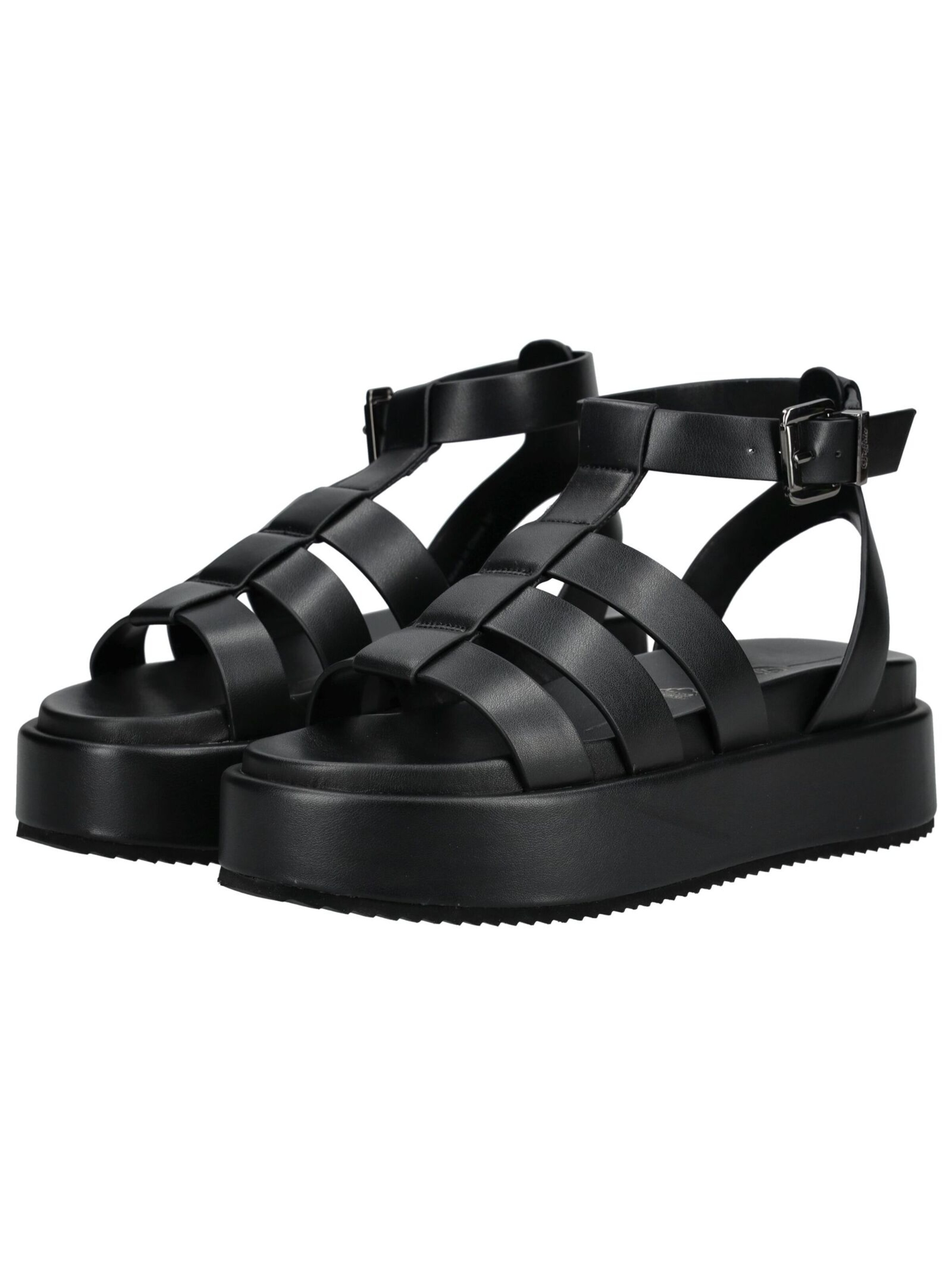 BUFFALO Strap sandal in Black