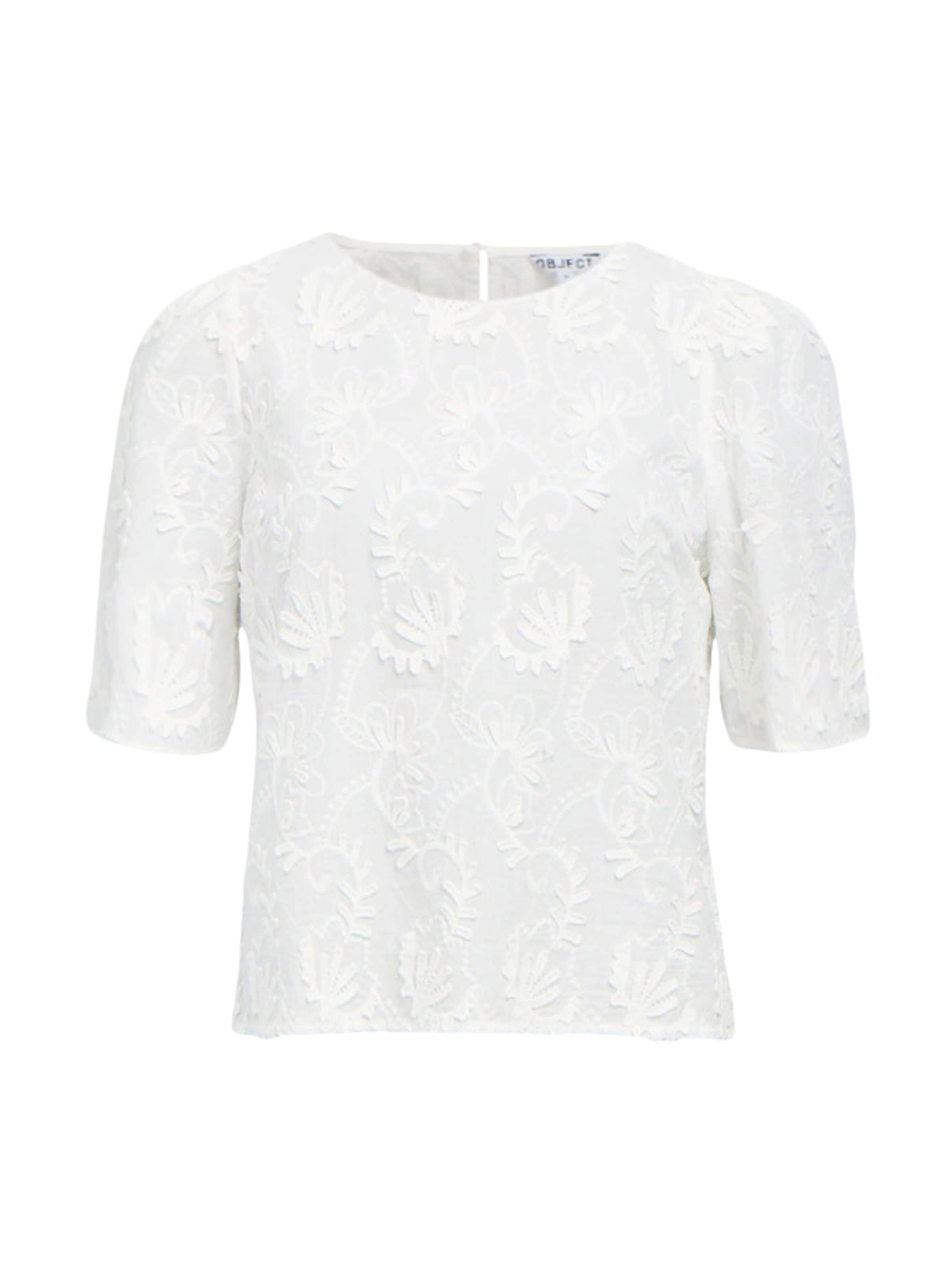 OBJECT Blus 'MYA' i vit: framsida