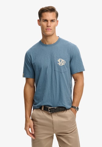 Superdry & Co Shirt in Blauw: voorkant