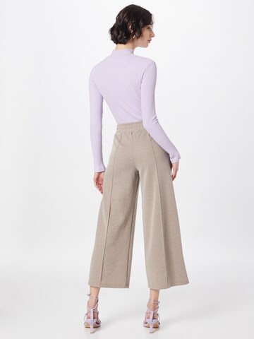 ICHI Wide Leg Hose 'Nevelin' in Braun