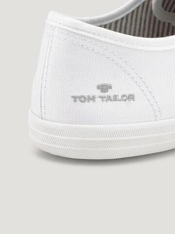 Sneaker low de la TOM TAILOR pe alb